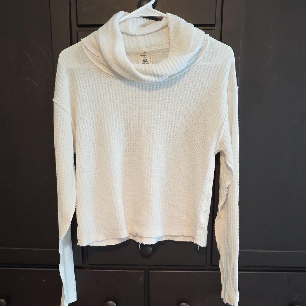 Free People Waffle Knit